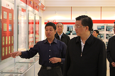 福建省委常委、省紀(jì)委書(shū)記倪岳峰調(diào)研虹潤(rùn)公司